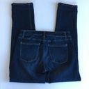 White House | Black Market WHBM DARK‎ WASH STRAIGHT CROP JEANS Photo 8