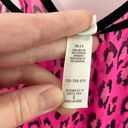 Victoria's Secret  VS Pink Black Cheetah Leopard Mesh Y2K Babydoll Lingerie Dress Photo 5