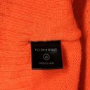 360 Cashmere  Sweater Womens XS Bright Orange 100% Cashmere Luxury Casual Preppy Photo 7