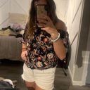 Shyanne Floral Off The Shoulder Shirt Photo 0