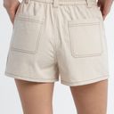 Full Tilt Tan Cargo Shorts with Brown Stitching Photo 1