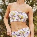 Free People New sz Large Beth Richard's x  Delray floral bikini top strapless Photo 0