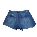 REWASH  Denim Shorts Womens Size 12 Super High Rise Wedgie Button Fly Cutoff Photo 1