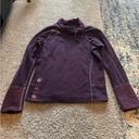 prAna Purple Wool Blend Mock Turtleneck Sweater Photo 2