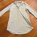 Ralph Lauren Lauren  Sz L Gray Flannel Sleep Shirt Nightgown Cozy! Photo 1