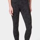 Sweaty Betty  The Zero Gravity Running Tight Leggings Grey Zebra Check Print 4-6 Photo 0