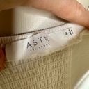 ASTR  the label SKYLAR puff sleeve bustier white cotton mini dress size medium Photo 6