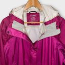 L.L.Bean  Rain Jacket Hooded Waterproof Full Zip Pockets Women's 2X Regular Pink Photo 1