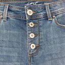 INC  BUTTON FLY SKINNY LEG REGULAR FIT LACE TRIM CROPPED JEANS SIZE 8P Photo 2