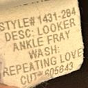 Mother Jeans The Looker Ankle Fray in Repeating Love Wash Size 26 Mid Rise Photo 9