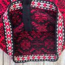 L.L.Bean Fair Isle Cardigan Christmas Sweater Red Photo 4