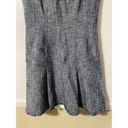 Rebecca Taylor  Boho Lagenlook Mini Dress Womens 8 Gray Minimalist Contemporary Photo 2