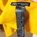 ZARA  Oversized Blanket Scarf Fringe Shawl Wrap Marigold Yellow OS Photo 1