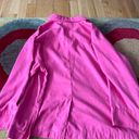 Chico's Chico’s Design Barbie Pink Faux Suede Button Down Shirt Lightweight Shacket 3 Photo 2
