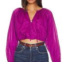 Rails  katia crop top in berry Photo 2