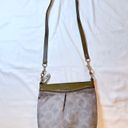 Coach Vintage 90s Y2K  Ashley Dotted Op Art Hippie Crossbody Bag - Grey/Pink Photo 4