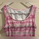 Everlast  Pink and White Workout Tank Top with Lightly Padded Bra-XL Photo 1