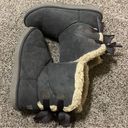 UGG  Double Bailey bow boots blue 7 winter Sherpa sheep Photo 1