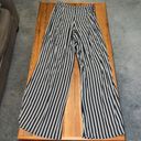 Amuse Society  Black and White Striped High Waisted Pants Photo 2