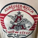 Budweiser  Retro White Knit Sweater SZ S Photo 2