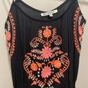 Little White Lies Black & Pink Floral Embroidered Romper Photo 5