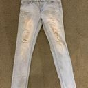 Wax Jean Light Blue Ripped Jeans with Pockets Photo 0