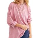 Free People Be Free Oversized Long Sleeve Tee Photo 0