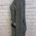 Banana Republic  Women's Textured Collage Sweater Grey Combo Turtleneck Size M Photo 3