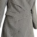 Jason Wu Houndstooth Asymmetrical Pleated Blazer-Style Wrap Mini Dress Photo 7