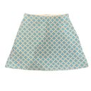 ZARA  Trafaluc Blue Patterned Mini Skirt Photo 0