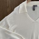 Sweaty Betty Coastal Relaxed Cotton Silk Knit Sweater in Lilywhite White Medium Photo 5