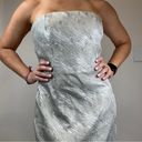 Carmen Marc Valvo  Collection Strapless Beaded Column Dress Photo 5