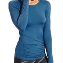 Athleta  STEALTH Long Sleeve Top Constellation Blue Size Medium Photo 0