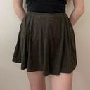 Brandy Melville greenish black flowy skirt Photo 0