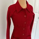 Anthropologie  Sparrow Red Wool Jacket Photo 3