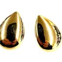 Ettika  Tear Drop Earrings 18K Plated Gold solid Statement Bubble Minimalist Photo 3