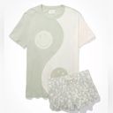 American Eagle  Oversized Smiley Yin Yang Pj Set Photo 1