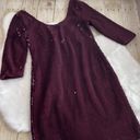 BB Dakota Burgundy Christmas Holiday Sequin Cocktail Dress NWT Photo 2