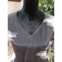 Cache  Womens White & Black 100% Silk Short Sleeve V-Neck Top Blouse Size X-Small Photo 1