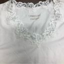 Coldwater Creek  White Lace Tank Photo 3