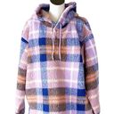 Wrangler NWT  Retro Sherpa Plaid Hoodie Photo 1