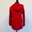 Uniqlo  Red Wool Blend Duffle Coat Photo 3