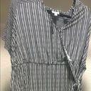 Plus Size Tie Stripe Dress 22/24 Black & White NWT Photo 3