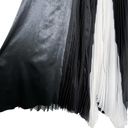 Alexis NWT  Federico Long Pleated Organza Silk Maxi Dress Black White Size XS Photo 8