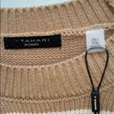 T Tahari New Women’s Plus  Striped Crew Sweater Photo 3