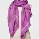 Universal Threads Women's Textured Check Wrap Scarf - Universal Thread Purple Photo 0