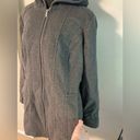 London Fog EUC  Grey Zip Up Winter Coat with 2 pockets and hood size 1X Photo 1