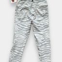 Gottex New  PeachSkin Collection White Silver Zebra Capri Leggings Small NWT Photo 1