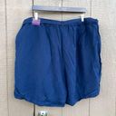 Lane Bryant NWT  Womens Shorts Navy Blue Belted Linen Blend Plus Size 22 24 Photo 2