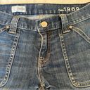 Gap  Denim Women's Low Rise Jean Shorts Dark Wash Stretch Sz 24 00 3.5” Larchmont Photo 3